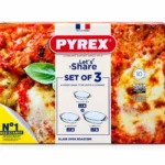 طقم طواجن بيركس 3 قطع – براند (PYREX)