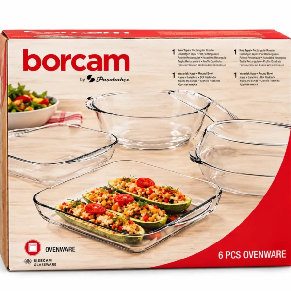 طقم بيركس تركي ٦ قطع - براند (BORCAM)